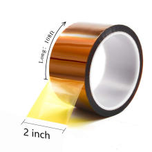 amazon hot sell 300 Celsius degree high temperature adhesive polyimide tape fabric sticker